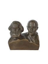 Бюст бронзовый "Ленин и Маркс "(64)