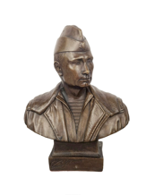Бюст бронзовый "Путин в форме" (SS-411-1)
